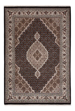 Orientalsk tæppe - Tabriz - 184 x 124 cm - mørk beige