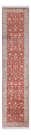 Løber Silketæppe - Kashmir Silk - 363 x 79 cm - rød