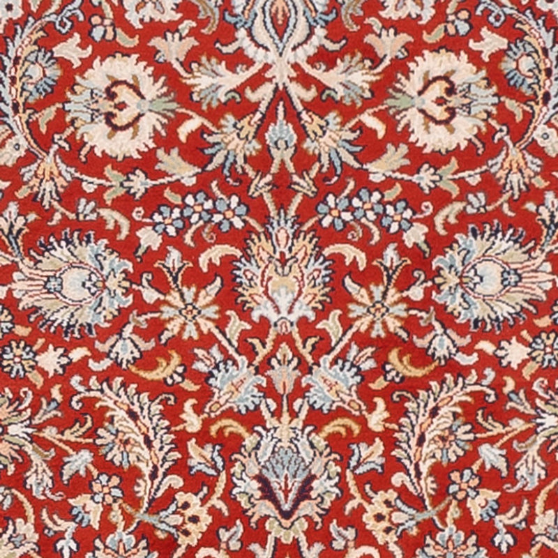 Løber Silketæppe - Kashmir Silk - 363 x 79 cm - rød