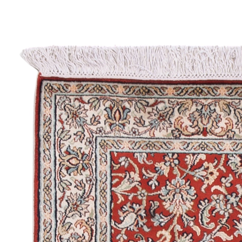 Løber Silketæppe - Kashmir Silk - 363 x 79 cm - rød