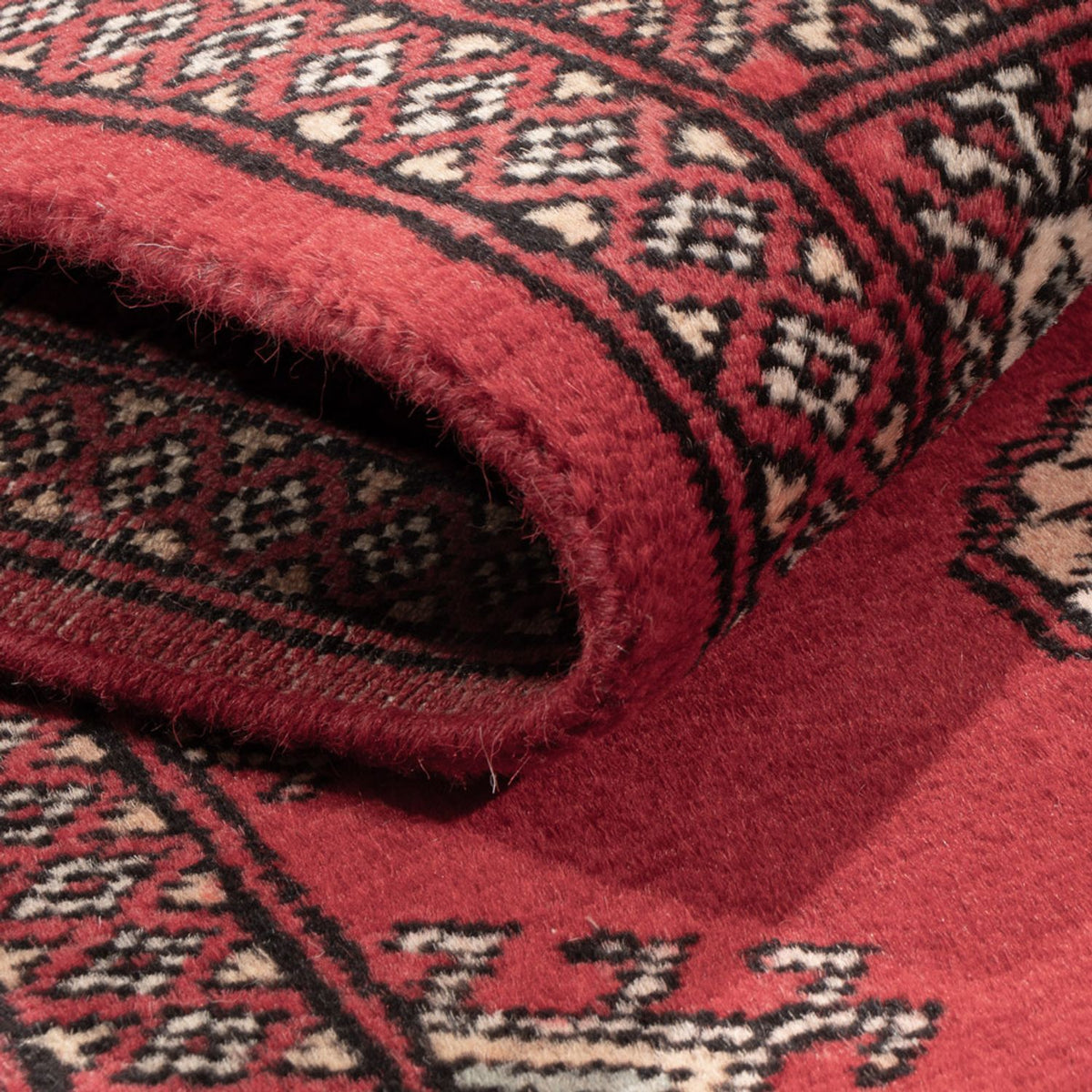 Løber Pakistan Tæppe - 304 x 77 cm - rød