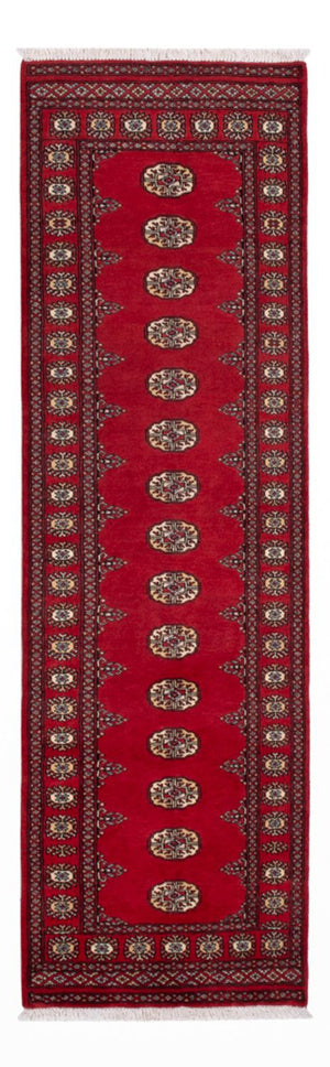 Løber Pakistan Tæppe - 272 x 80 cm - rød