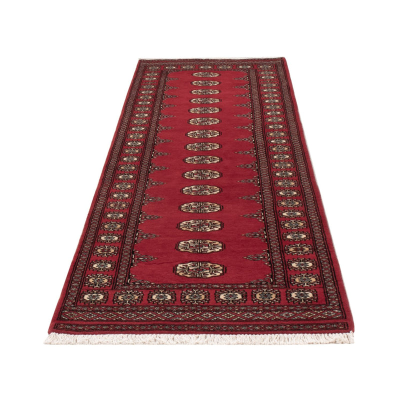 Løber Pakistan Tæppe - 272 x 80 cm - rød