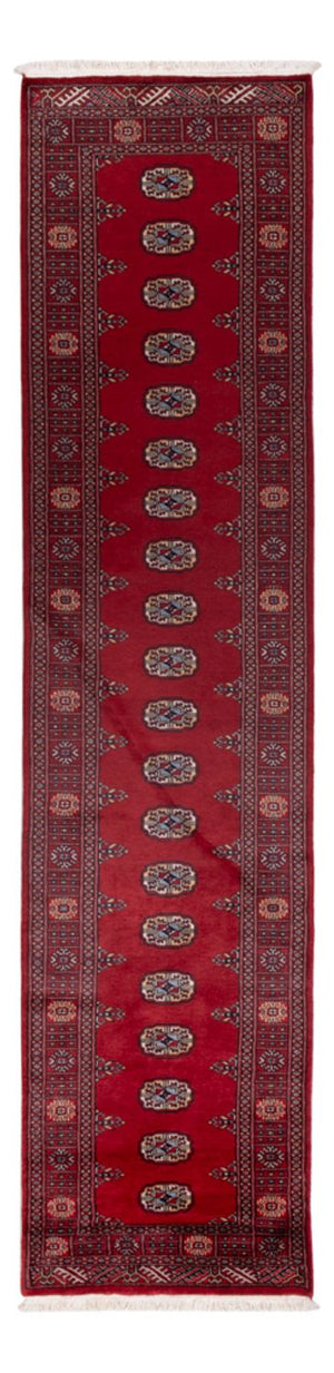Løber Pakistan Tæppe - 343 x 77 cm - rød