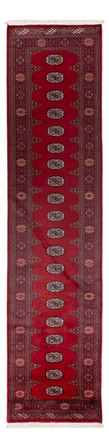 Løber Pakistan Tæppe - 343 x 77 cm - rød
