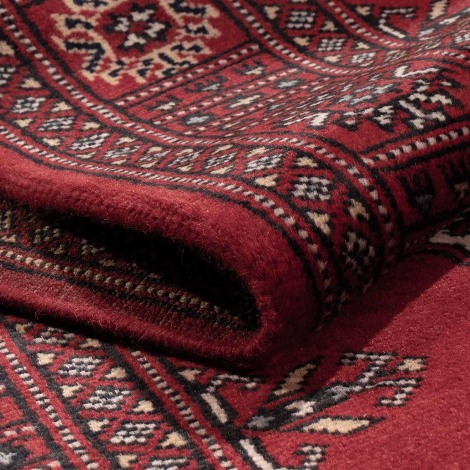 Løber Pakistan Tæppe - 343 x 77 cm - rød