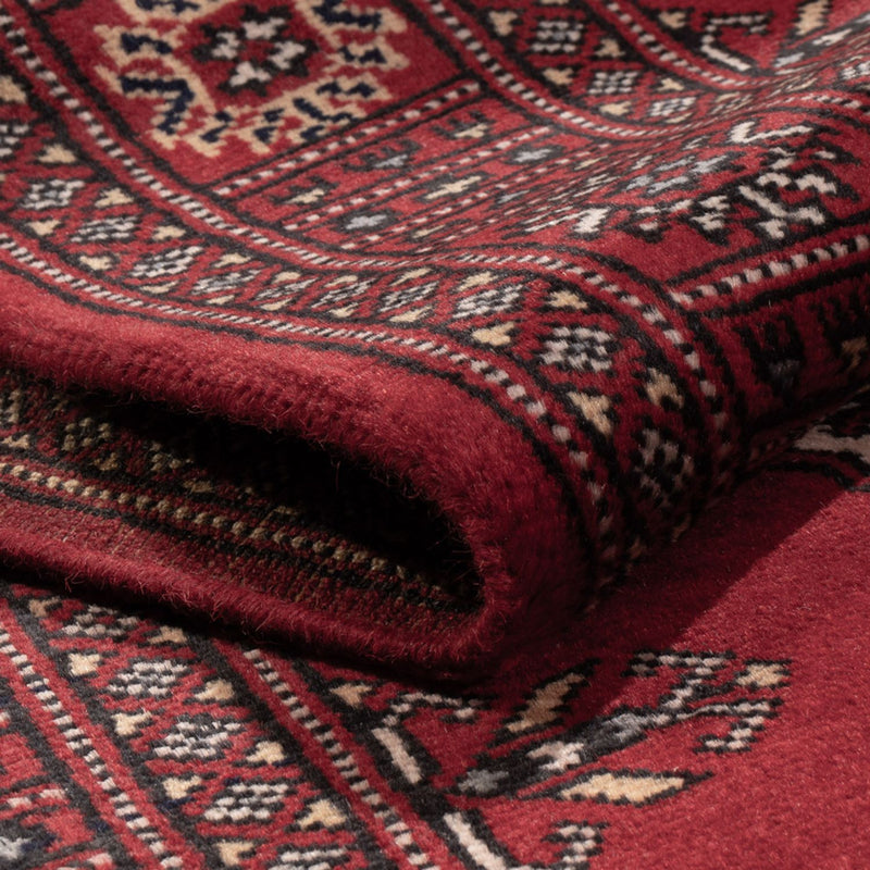 Løber Pakistan Tæppe - 343 x 77 cm - rød
