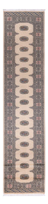 Løber Pakistan Tæppe - 358 x 80 cm - beige