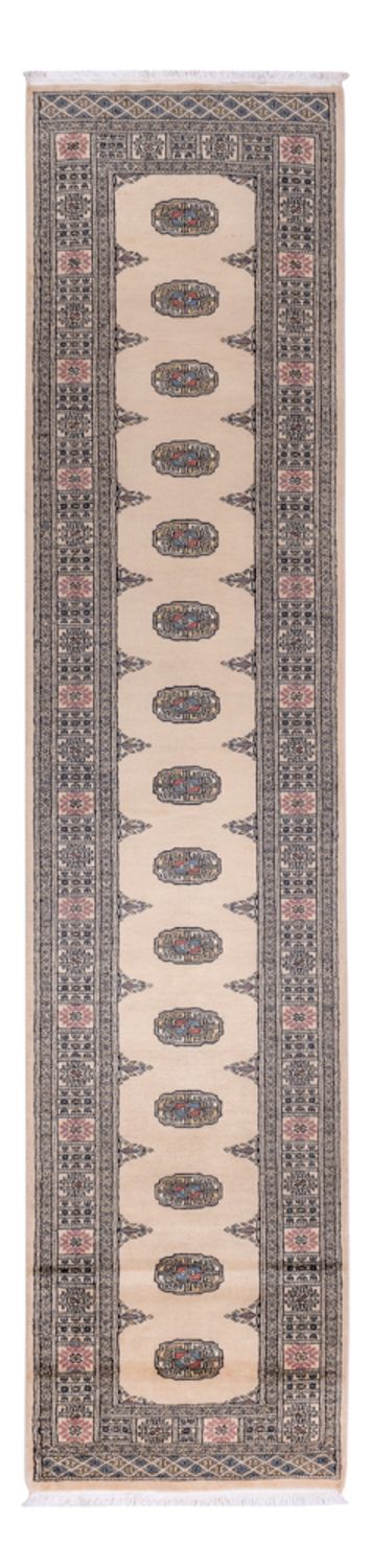 Løber Pakistan Tæppe - 358 x 80 cm - beige