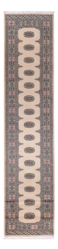 Løber Pakistan Tæppe - 358 x 80 cm - beige