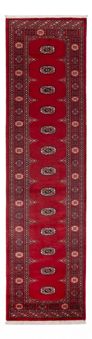 Løber Pakistan Tæppe - 322 x 79 cm - rød