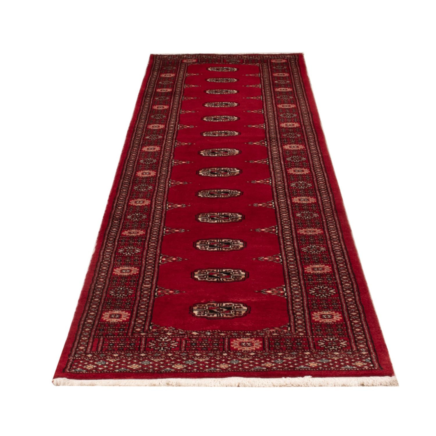 Løber Pakistan Tæppe - 322 x 79 cm - rød