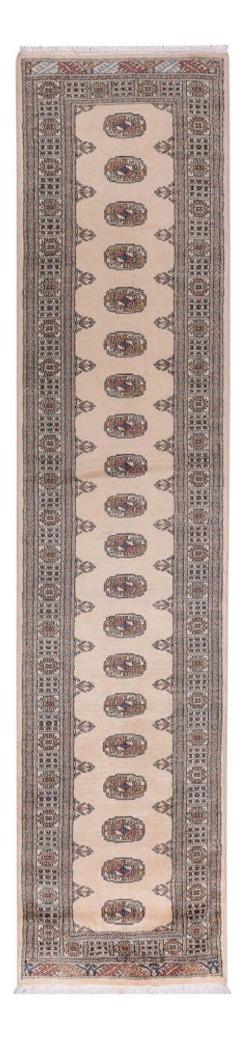 Løber Pakistan Tæppe - 351 x 78 cm - beige