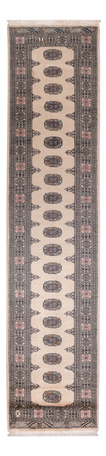 Løber Pakistan Tæppe - 341 x 77 cm - beige