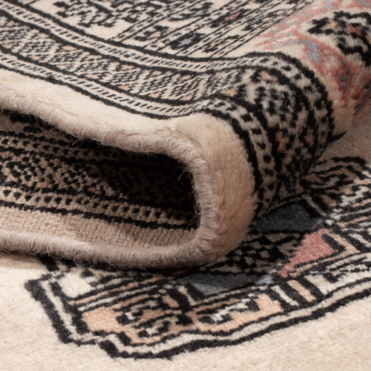 Løber Pakistan Tæppe - 341 x 77 cm - beige