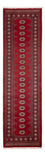 Løber Pakistan Tæppe - 286 x 79 cm - rød