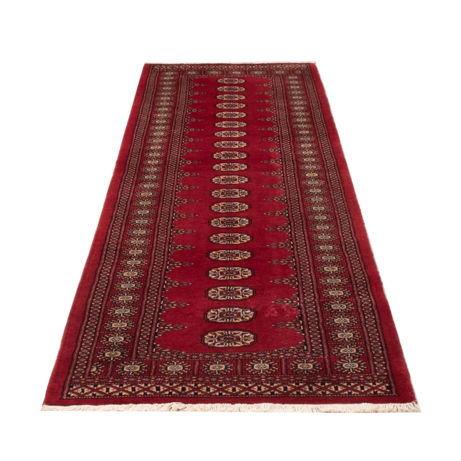Løber Pakistan Tæppe - 286 x 79 cm - rød