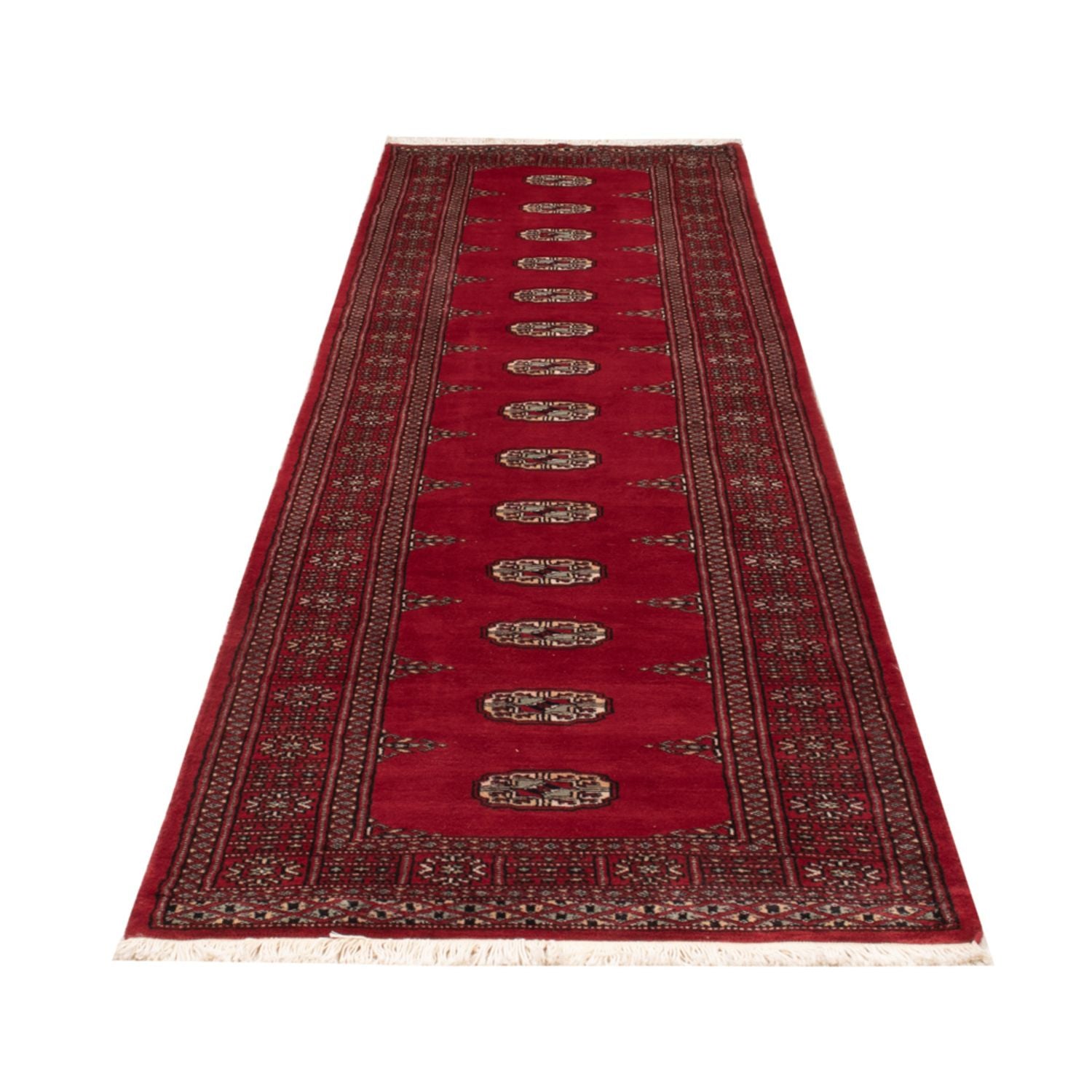 Løber Pakistan Tæppe - 311 x 78 cm - rød