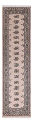 Løber Pakistan Tæppe - 302 x 79 cm - beige