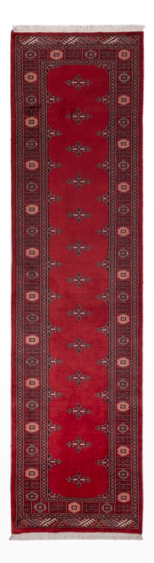 Løber Pakistan Tæppe - 303 x 79 cm - rød