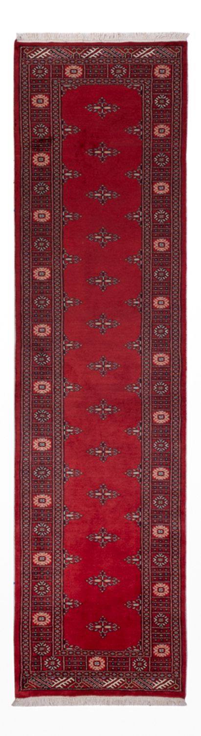 Løber Pakistan Tæppe - 303 x 79 cm - rød