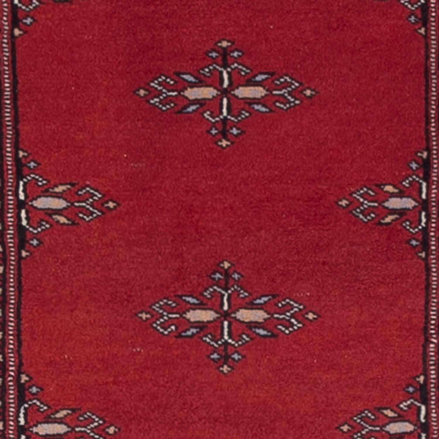 Løber Pakistan Tæppe - 303 x 79 cm - rød