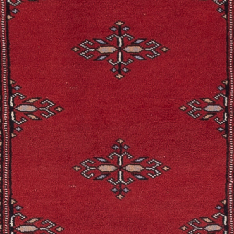 Løber Pakistan Tæppe - 303 x 79 cm - rød
