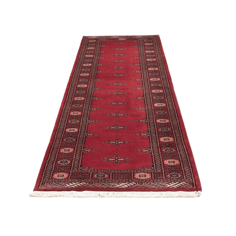Løber Pakistan Tæppe - 303 x 79 cm - rød