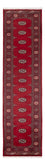 Løber Pakistan Tæppe - 305 x 77 cm - rød