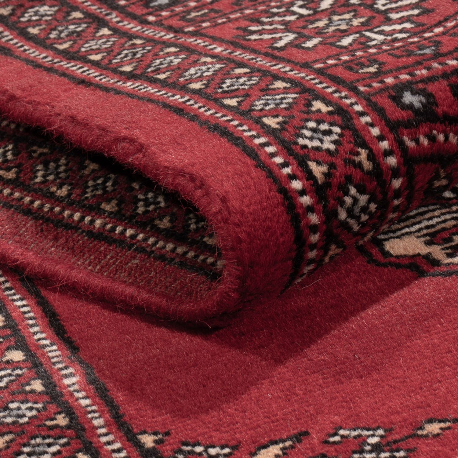 Løber Pakistan Tæppe - 305 x 77 cm - rød