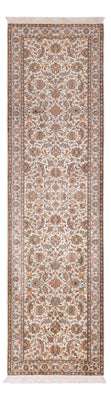 Løber Silketæppe - Kashmir Silk - 308 x 80 cm - beige
