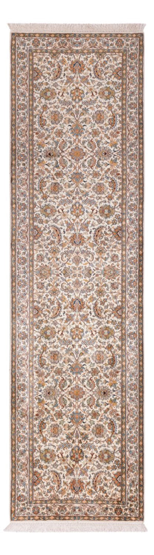 Løber Silketæppe - Kashmir Silk - 308 x 80 cm - beige