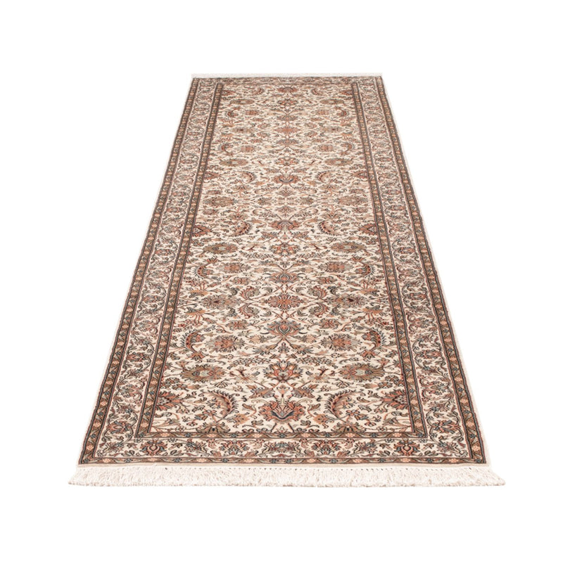Løber Silketæppe - Kashmir Silk - 308 x 80 cm - beige