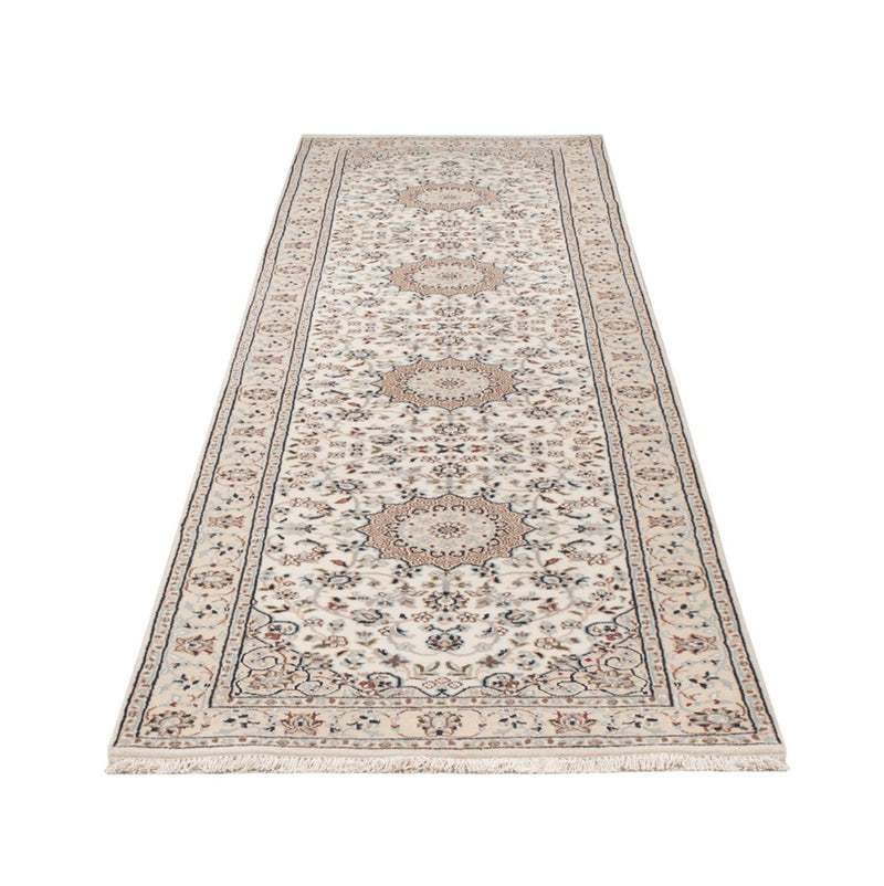 Løber Orientalsk tæppe - Nain - Indus - 307 x 80 cm - beige