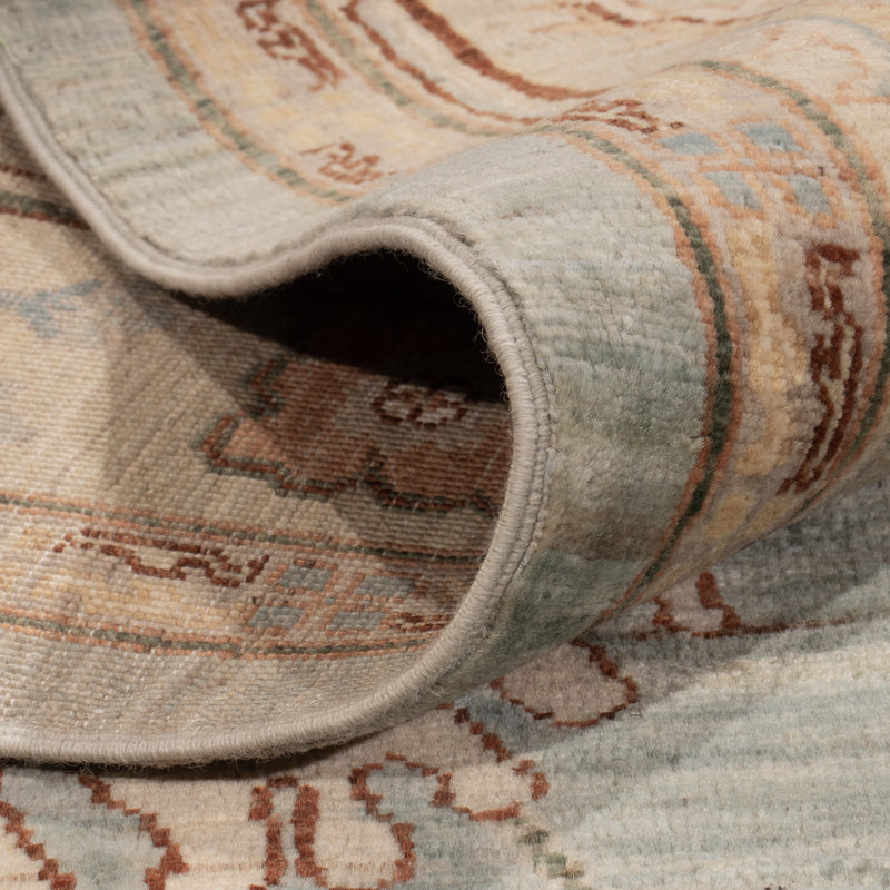 Ziegler Teppich - Usak - 296 x 200 cm - hellblau