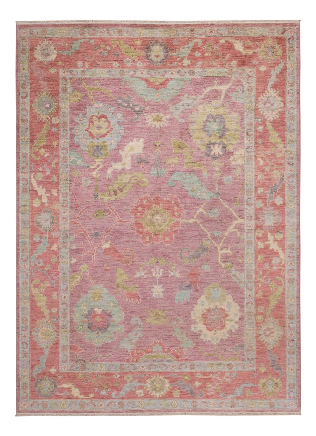 Ziegler Carpet - Usak - 241 x 170 cm - lysrød