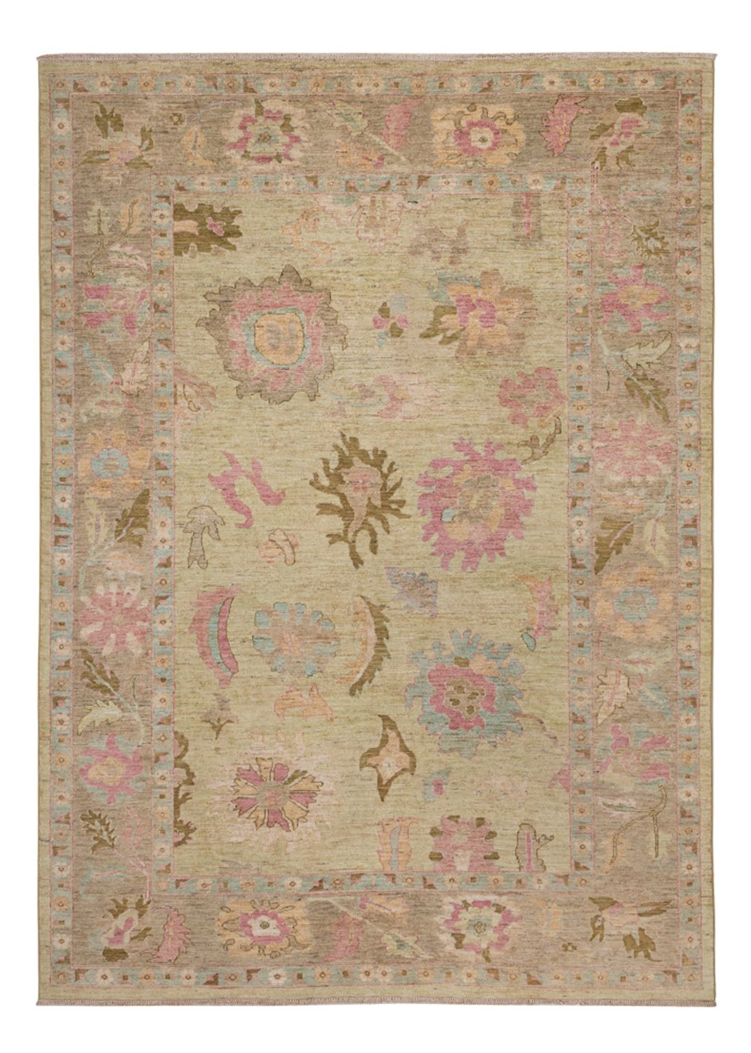 Ziegler Carpet - Usak - 281 x 200 cm - mintgrøn