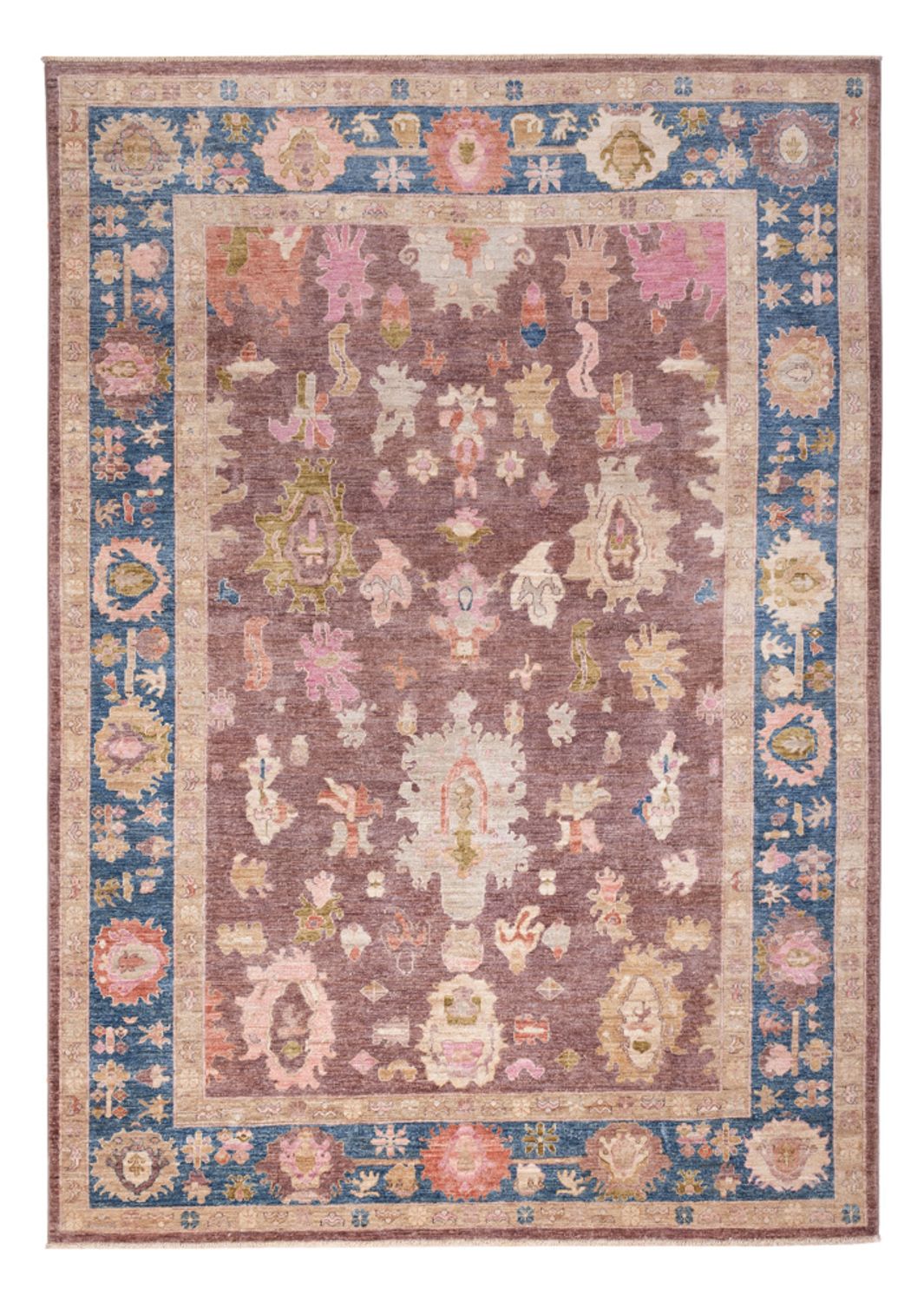 Ziegler Carpet - Usak - 292 x 204 cm - mørkerød