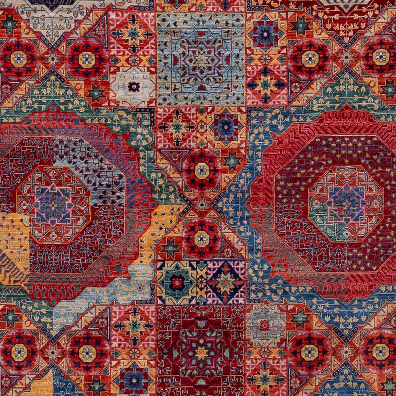 Designer tæppe - 360 x 272 cm - flerfarvet