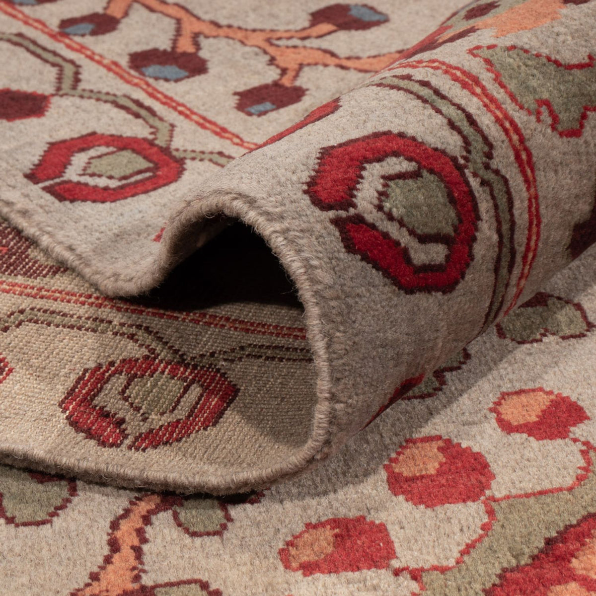 Designer tæppe - 380 x 271 cm - rød