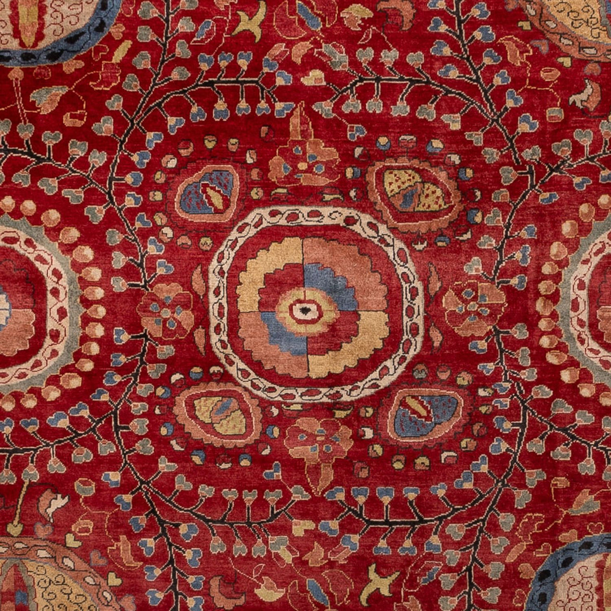 Designer tæppe - 350 x 260 cm - rød