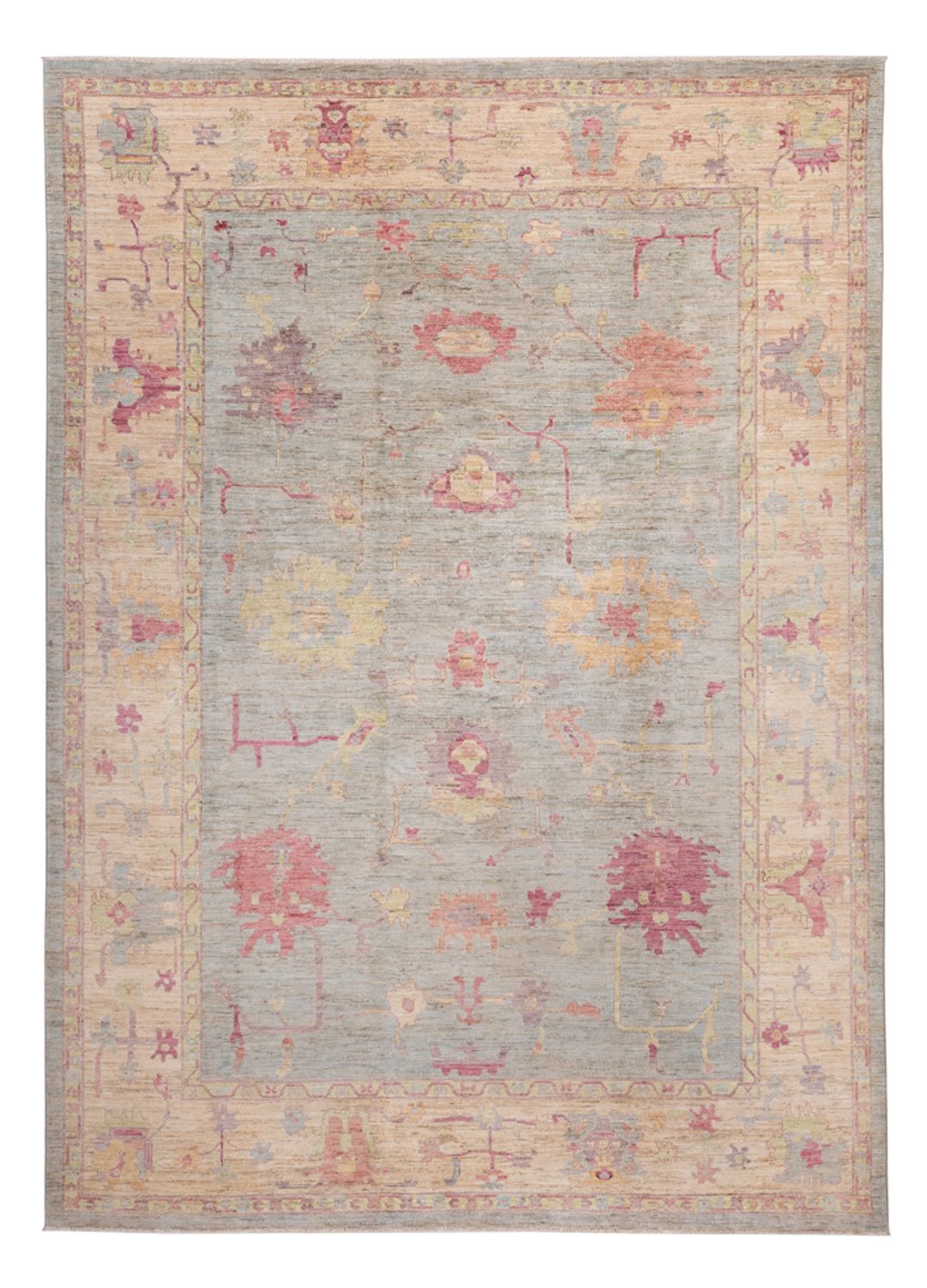 Ziegler Carpet - Usak - 366 x 264 cm - lyseblå