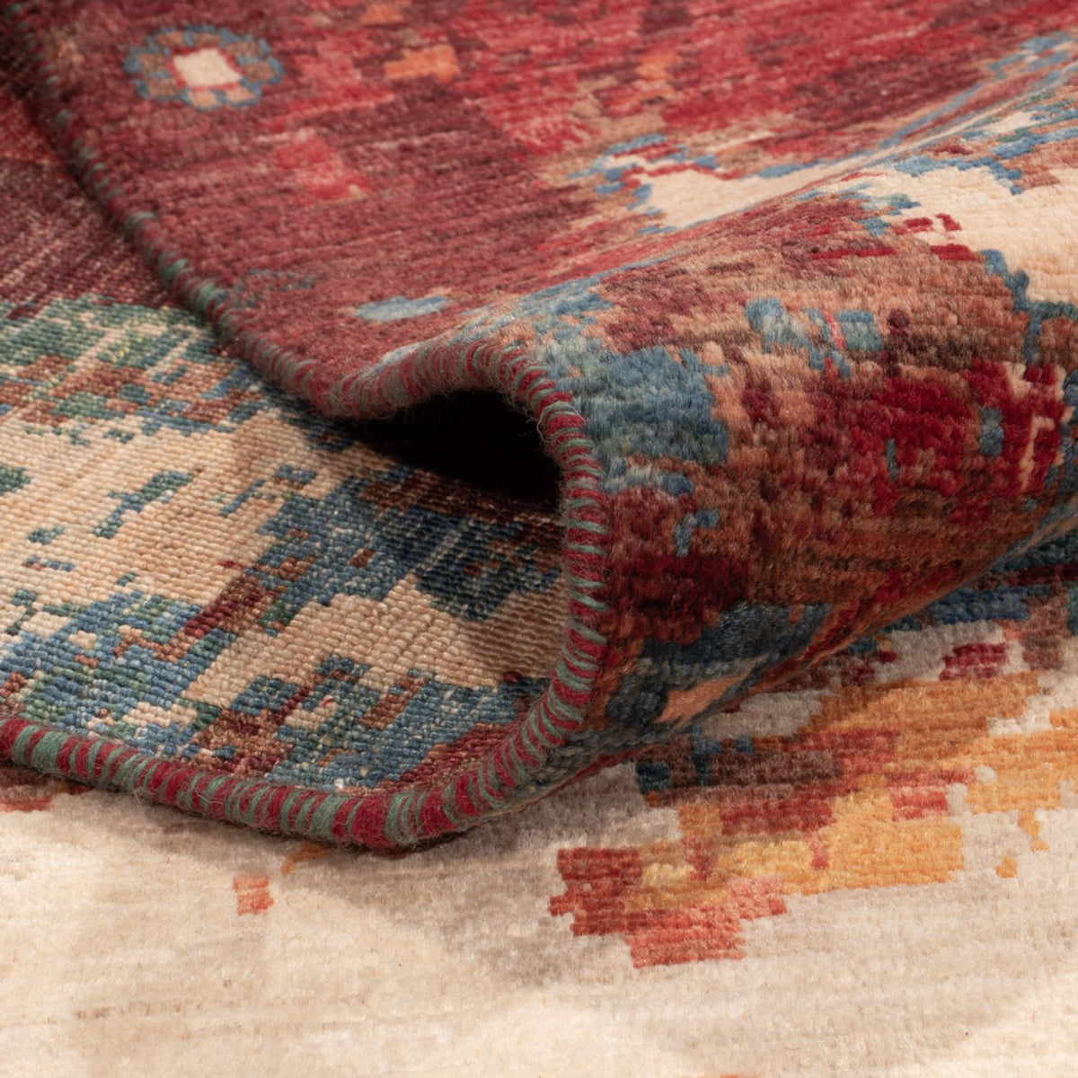 Designer tæppe - 333 x 245 cm - flerfarvet