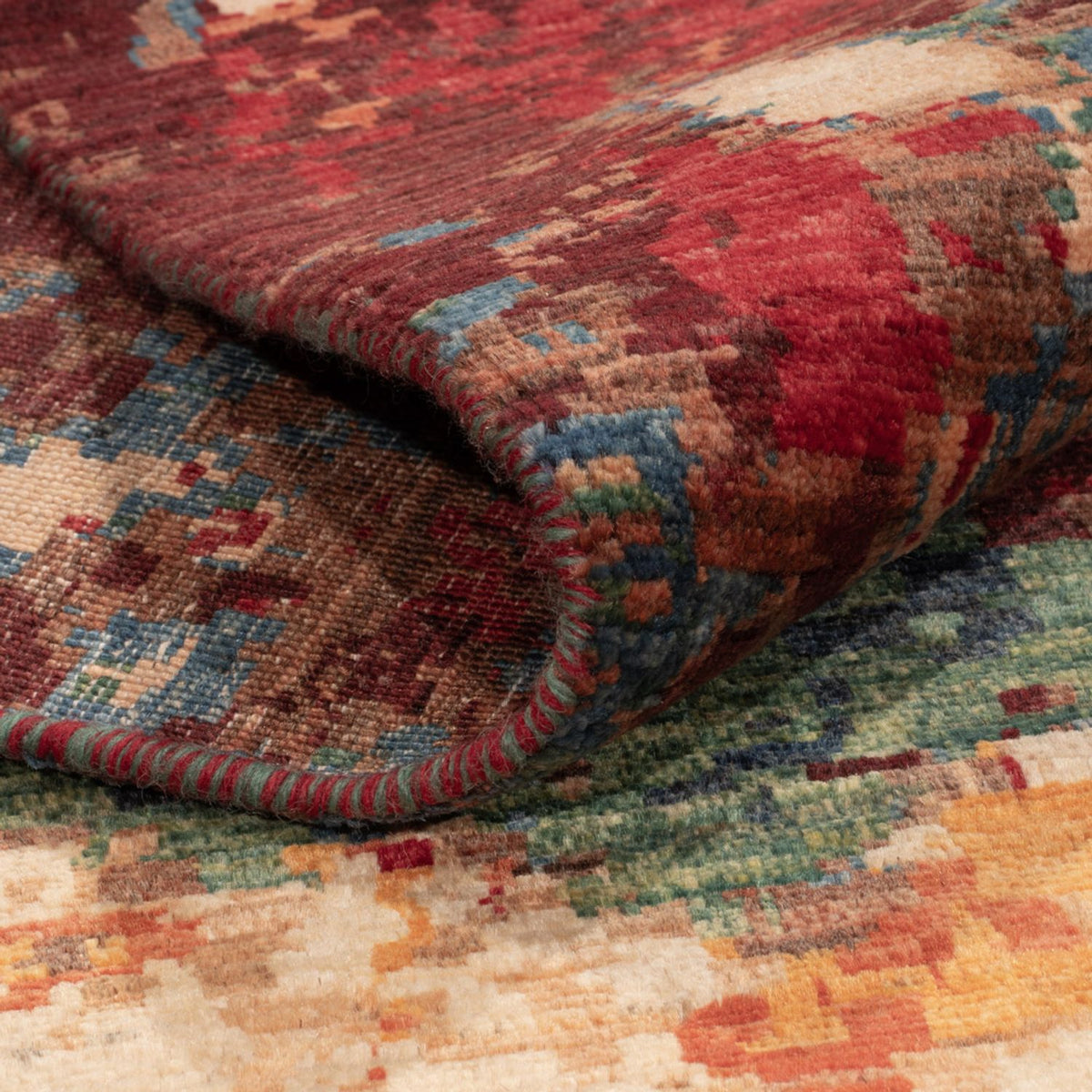 Designer tæppe - 340 x 247 cm - flerfarvet