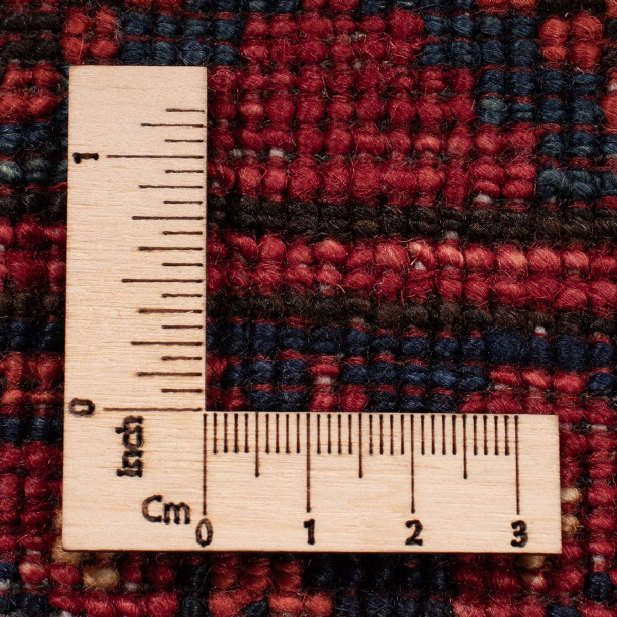 Afghansk tæppe - 346 x 256 cm - rød