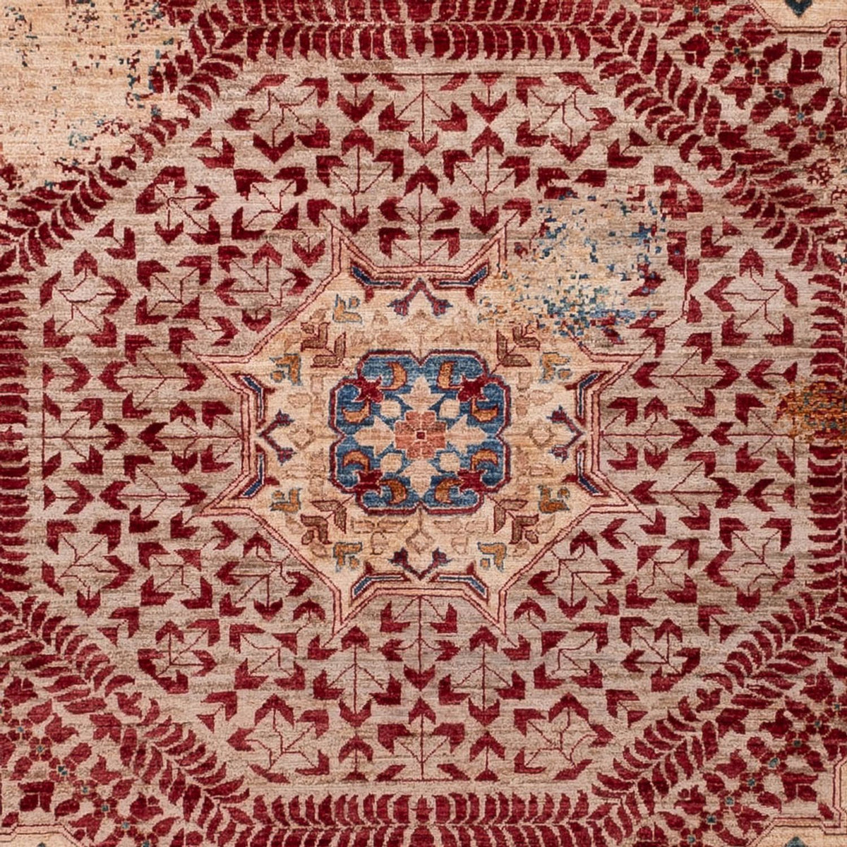 Designer tæppe - 340 x 249 cm - flerfarvet