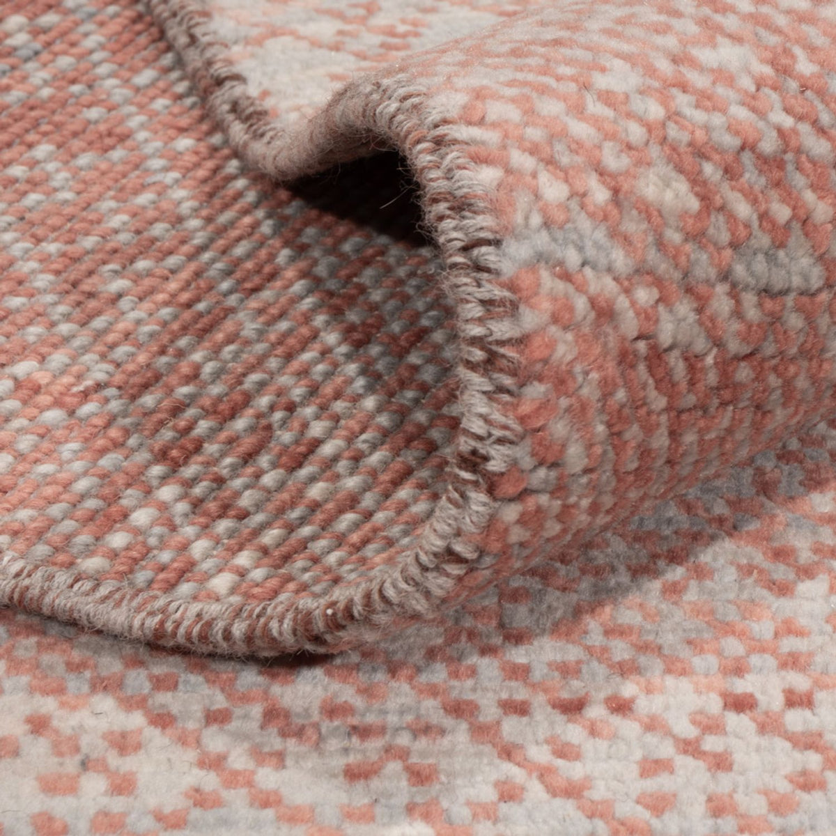 Designer tæppe - 368 x 276 cm - lysrød