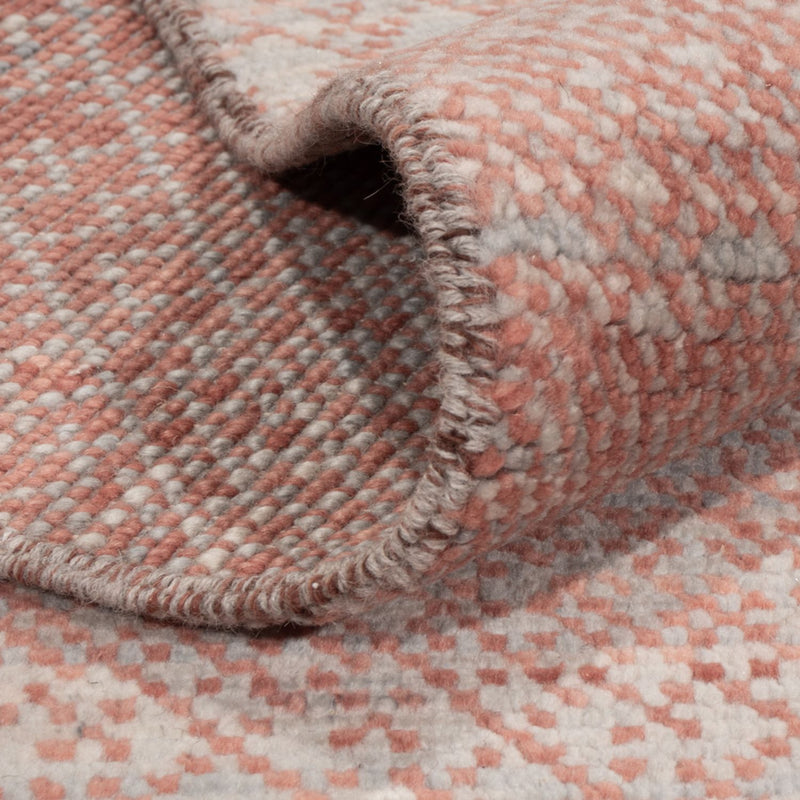 Designer tæppe - 368 x 276 cm - lysrød