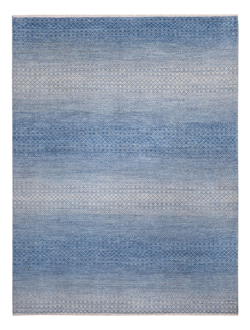 Designer tæppe - 365 x 277 cm - lyseblå