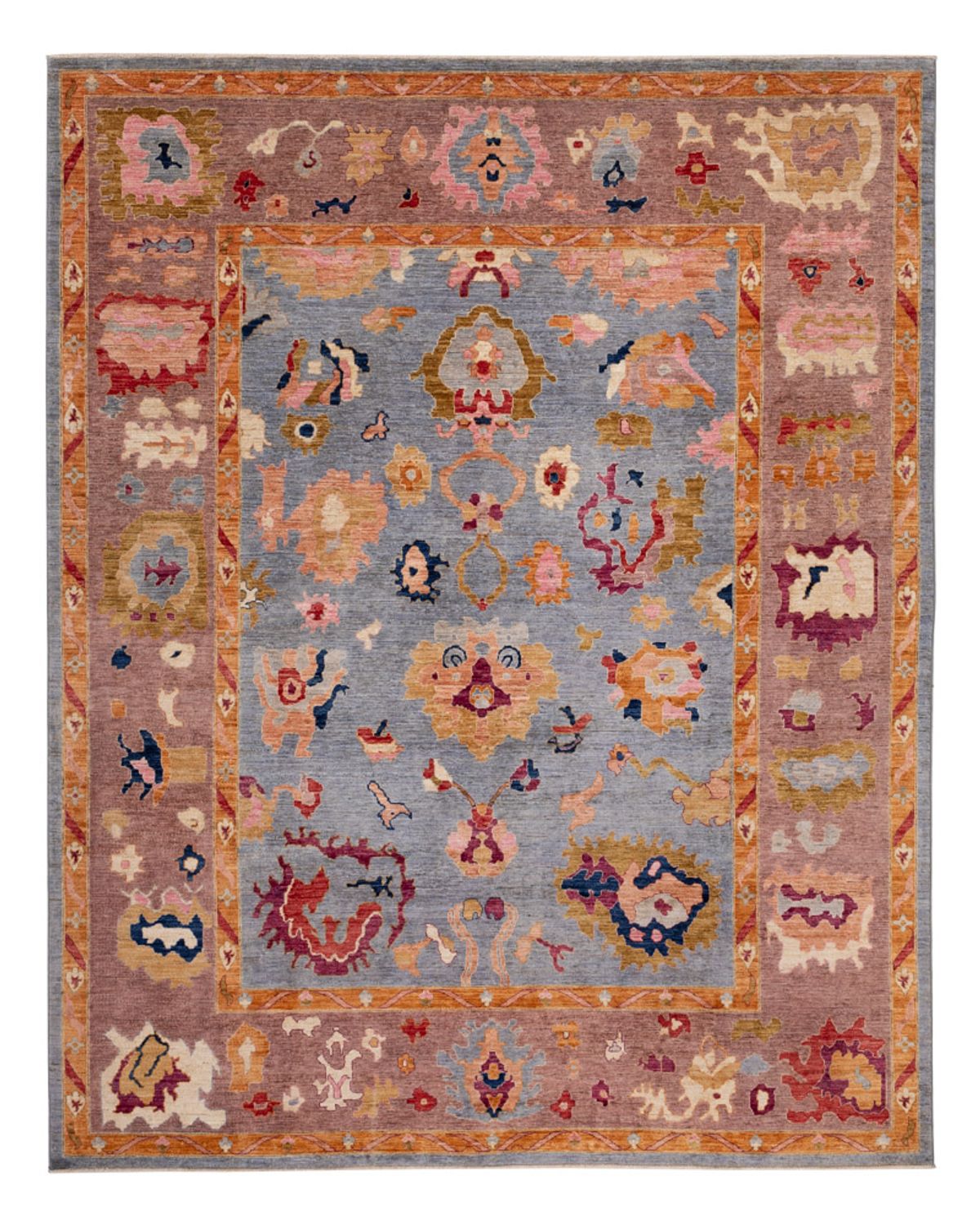 Ziegler Carpet - Usak - 357 x 290 cm - lyseblå